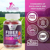 Nature's Nutrition gomitas veganas, fibra soluble de origen vegetal