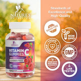 Nature's Nutrition Gomitas Vitamina C adultos: masticarlas facilita la rutina diaria