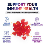 Gomitas sin azúcar Nature's Nutrition Vitamina C: opción ligera para el día