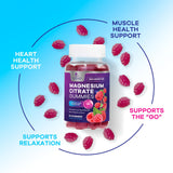 Nature's Nutrition gominolas magnesio citrato, pruebas de terceros que respaldan la pureza.