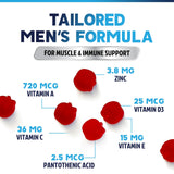 Etiqueta de Nature's Nutrition Multivitamin con vitaminas clave para el día.