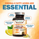 Nature's Nutrition Omega3 detalle puridad: distilación molecular para mayor pureza.