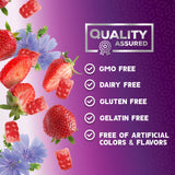 Nature's Nutrition prebiótico inulina en gomitas, apoyo al microbioma