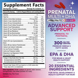 Nature's Nutrition Prenatal: cápsulas blandas fáciles de tragar para uso diario.