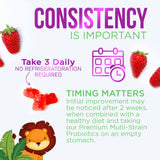Nature's Nutrition Probiotico para niños probado por terceros para calidad.