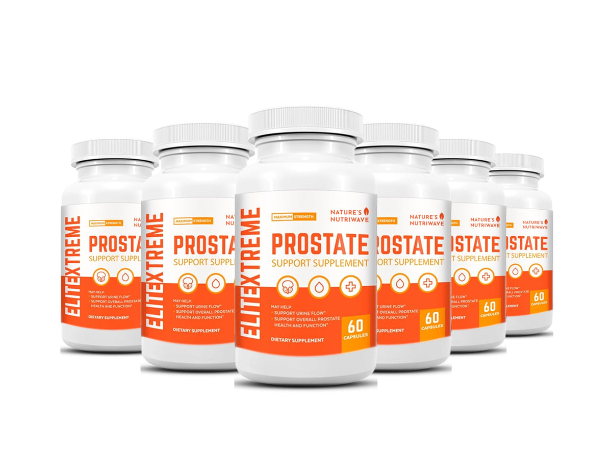 Nature’s NutriWave EliteXtreme frasco de cápsulas para apoyo diario de bienestar natural.