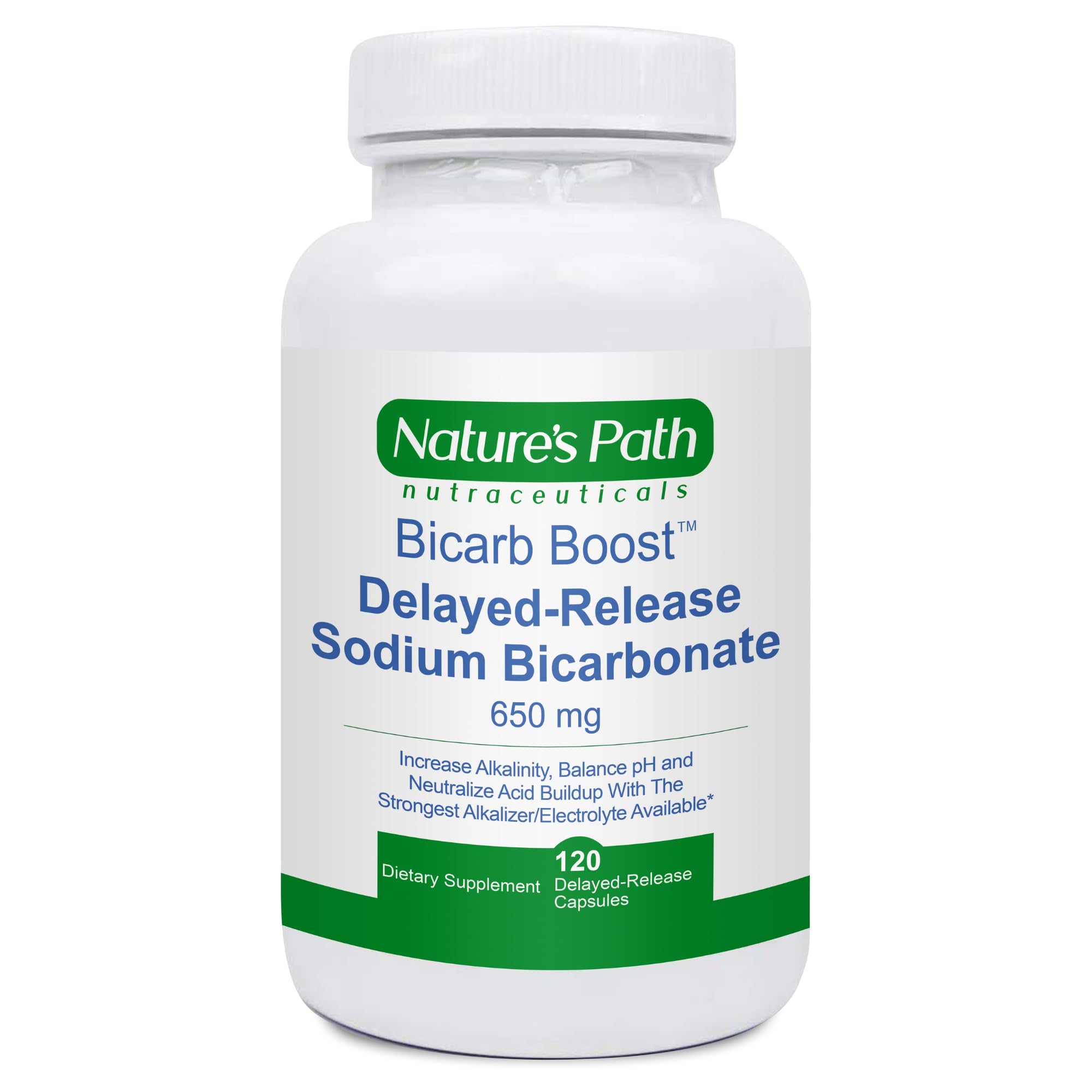 NATURE'S PATH NUTRACEUTICALS bicarbonato de sodio 650 mg, tableta: liberación gradual para hidratación diaria.