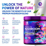 Nature's Peak chaga polvo orgánico para apoyo natural.