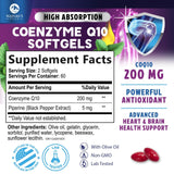 Nature's Peak CoQ10 con pimienta negra para mejor absorción