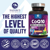 Nature's Peak CoQ10 sin OGM y sin gluten
