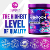 Nature's Peak cordyceps extracto orgánico para energía sostenida.