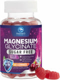 Nature's Peak gomitas magnesio glicinato sabor uva, 60 unidades para absorción y apoyo diario.