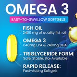 Nature's Peak Omega3 dosis diaria; dosis única para rutina saludable.