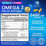 Detalle EPA y DHA de Nature's Peak Omega-3 para beneficios diarios.
