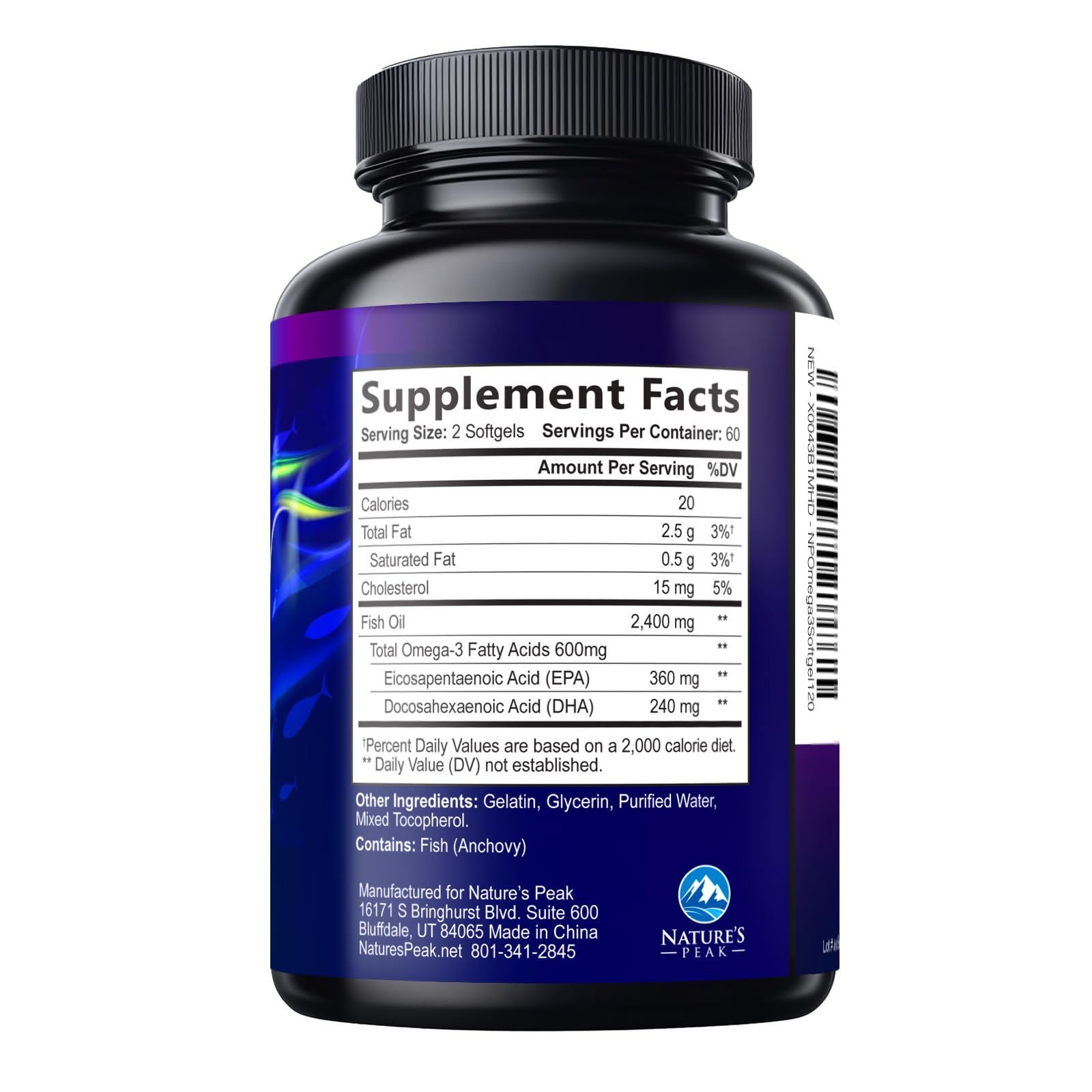 Uso diario con Nature's Peak Omega-3 para apoyo cotidiano.