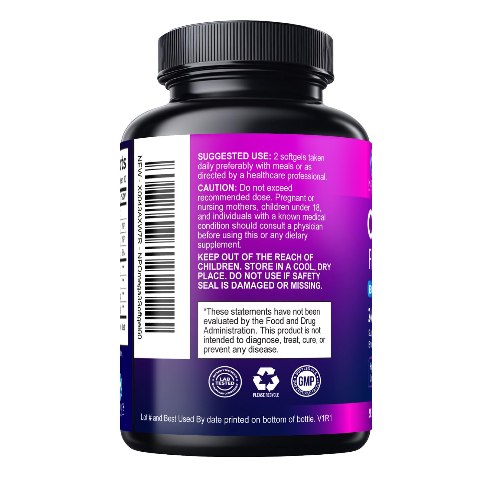 Nature's Peak Omega3 uso diario; ideal para una rutina de bienestar.