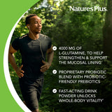 Nature's Plus GI Natural mezcla en agua sabor suave para digestión