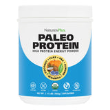 Nature's Plus Organic Paleo Protein en envase compacto, fácil de llevar para consumo diario de proteína vegetal