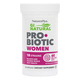 Nature's Plus GI Probiotico Natural para Mujeres cápsulas: soporte digestivo diario.