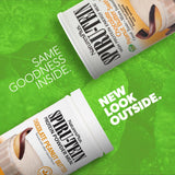 Nature's Plus SPIRU-TEIN, porción medidora en primer plano facilita porciones consistentes.