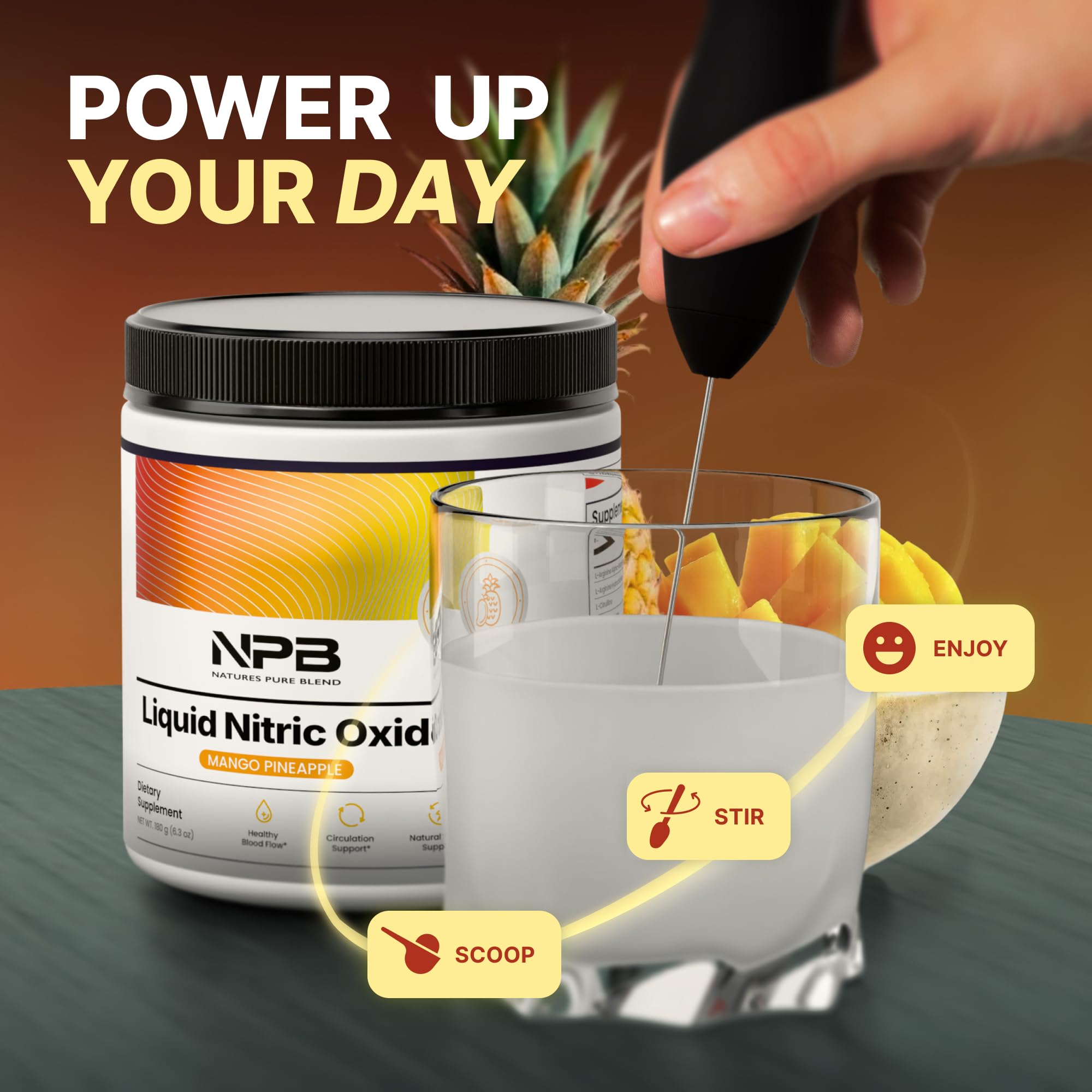 Nature's Pure Blend envase compacto para llevar