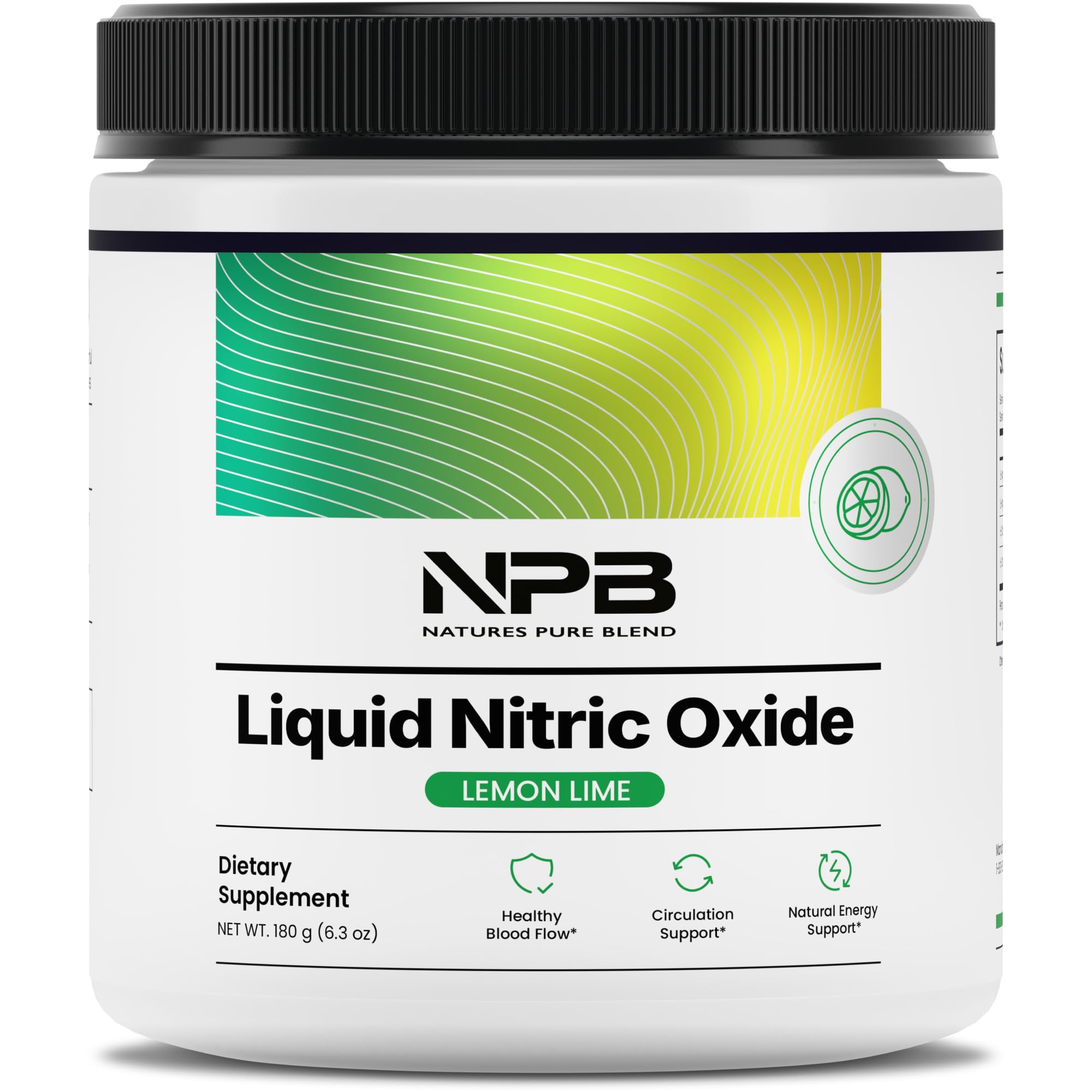 Nature's Pure Blend polvo L-Arginina: soporte de circulación diario.