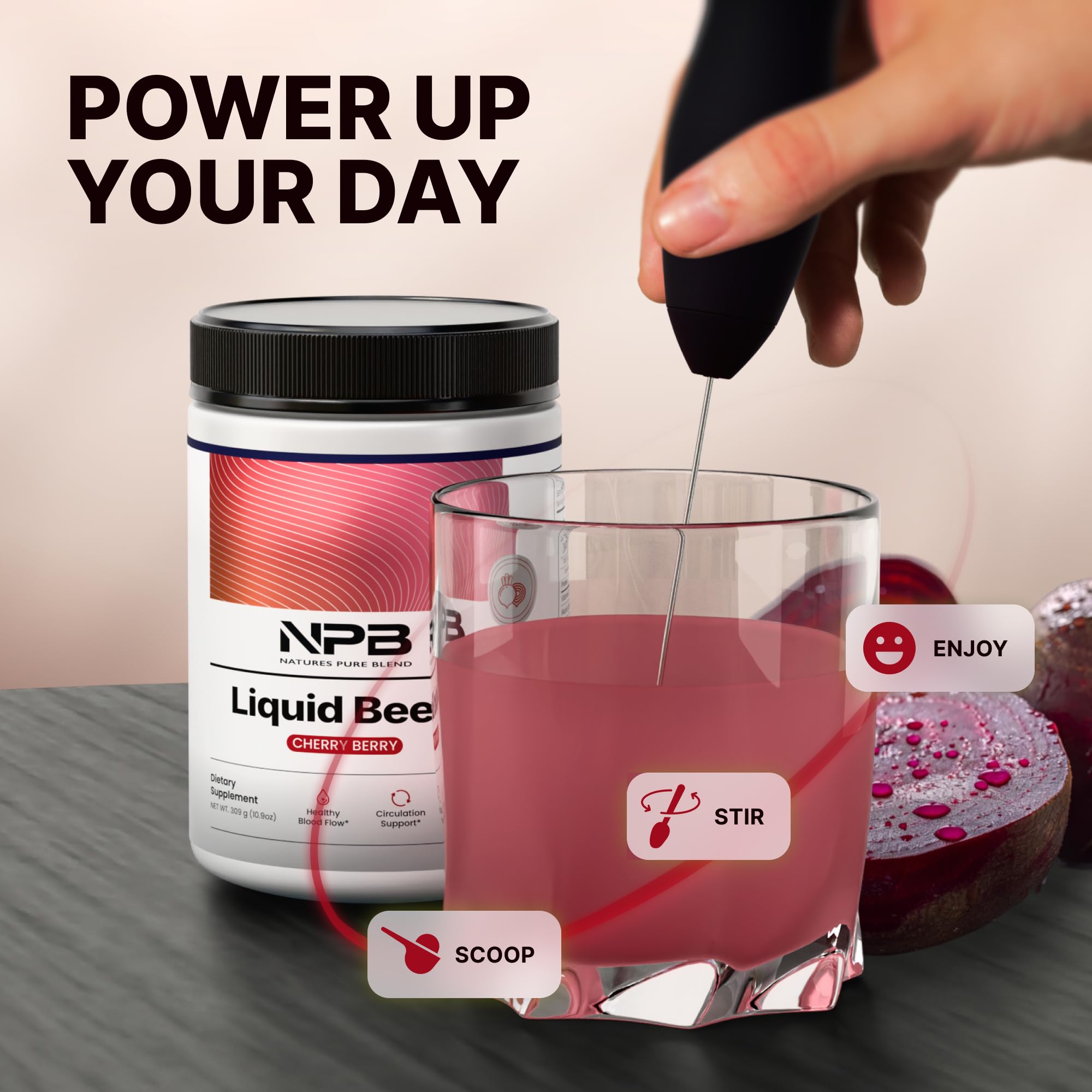 Nature's Pure Blend polvo-remolacha-organico-pre-entrenamiento favorece la resistencia