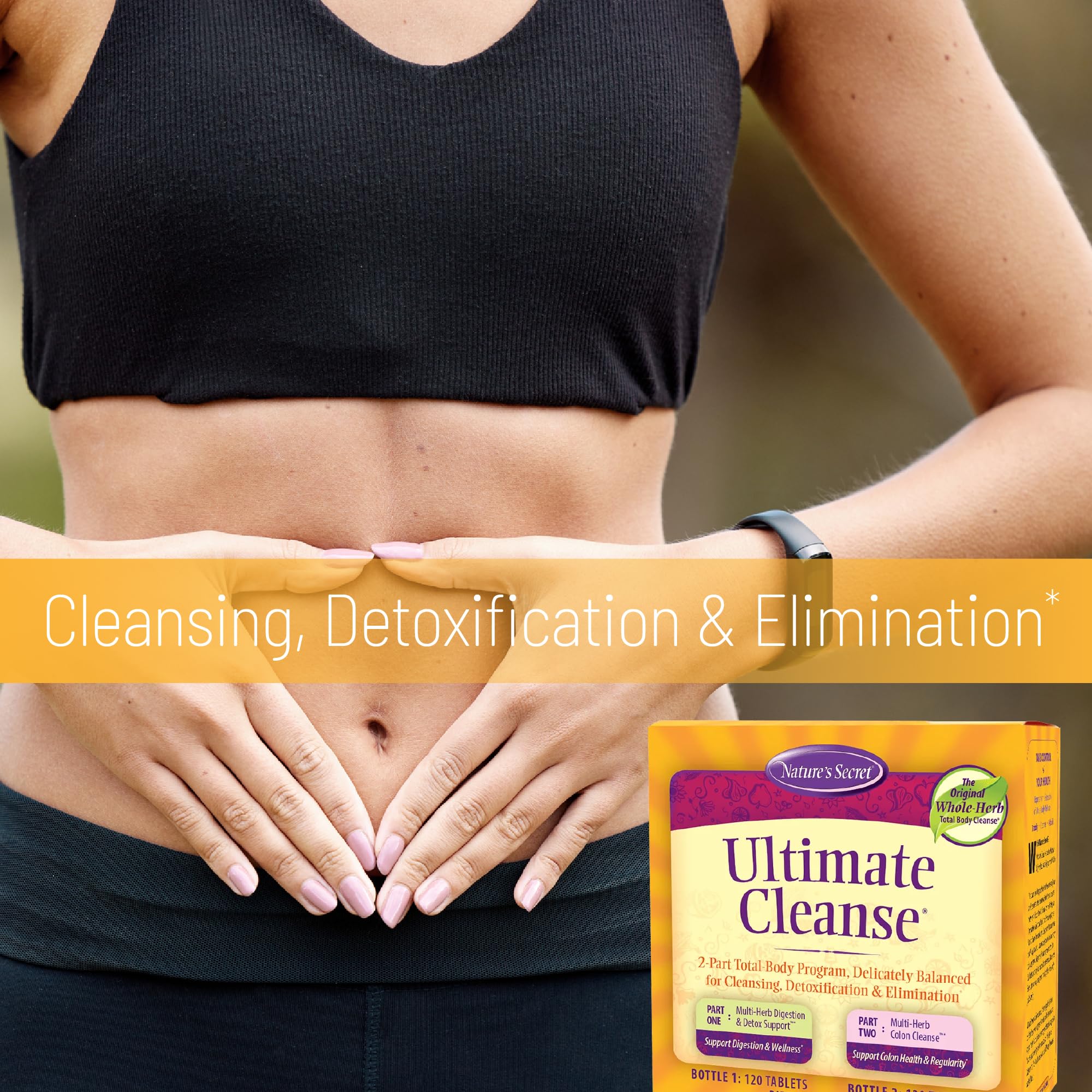 Nature's Secret Ultimate Cleanse: mezcla herbal tradicional para apoyar la función digestiva.