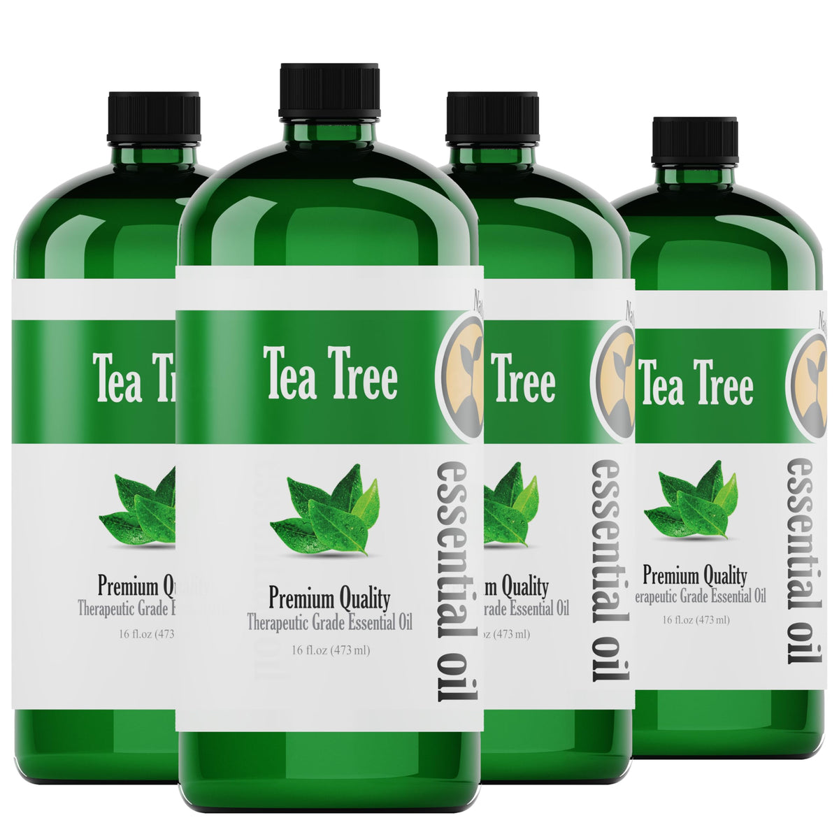 Natures-Star aceite esencial árbol de té, botella ámbar 16 oz, aroma refrescante para difusor