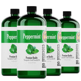 Natures-Star Aceite esencial de menta: paquete de 4 botellas con dispensador.