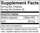 Nature's Sunshine Bacillus Coagulans NutriBiome, frasco con tapa hermética para almacenamiento y acceso rápido.