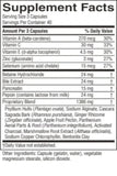Nature's Sunshine Bowel Detox, etiqueta detalle, muestra ingredientes para apoyo digestivo natural.