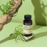 Cascara Sagrada: cápsulas en uso para apoyo de rutina digestiva.