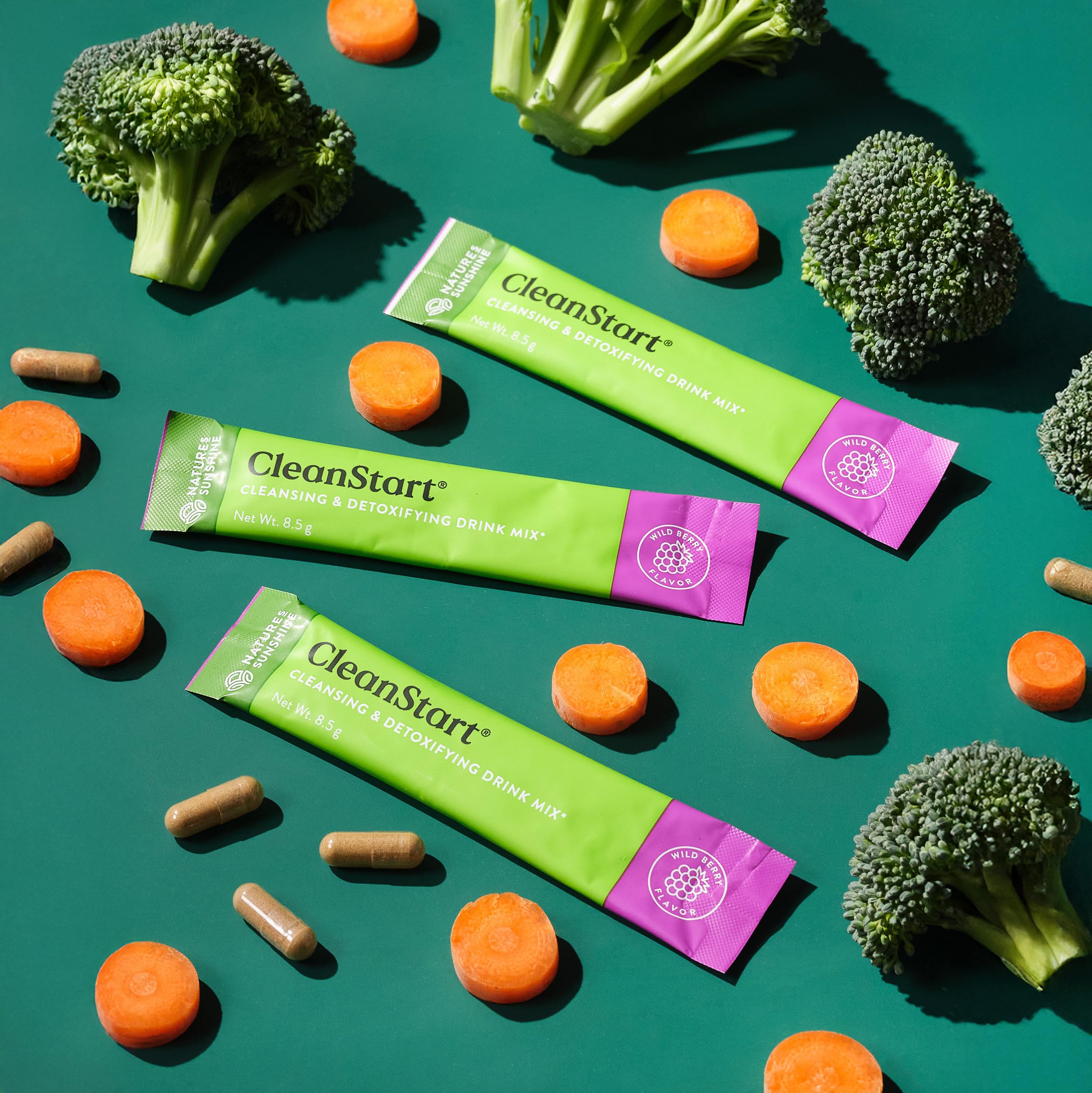 Nature's Sunshine CleanStart Mild, hierbas seleccionadas para apoyar el tránsito intestinal suave.