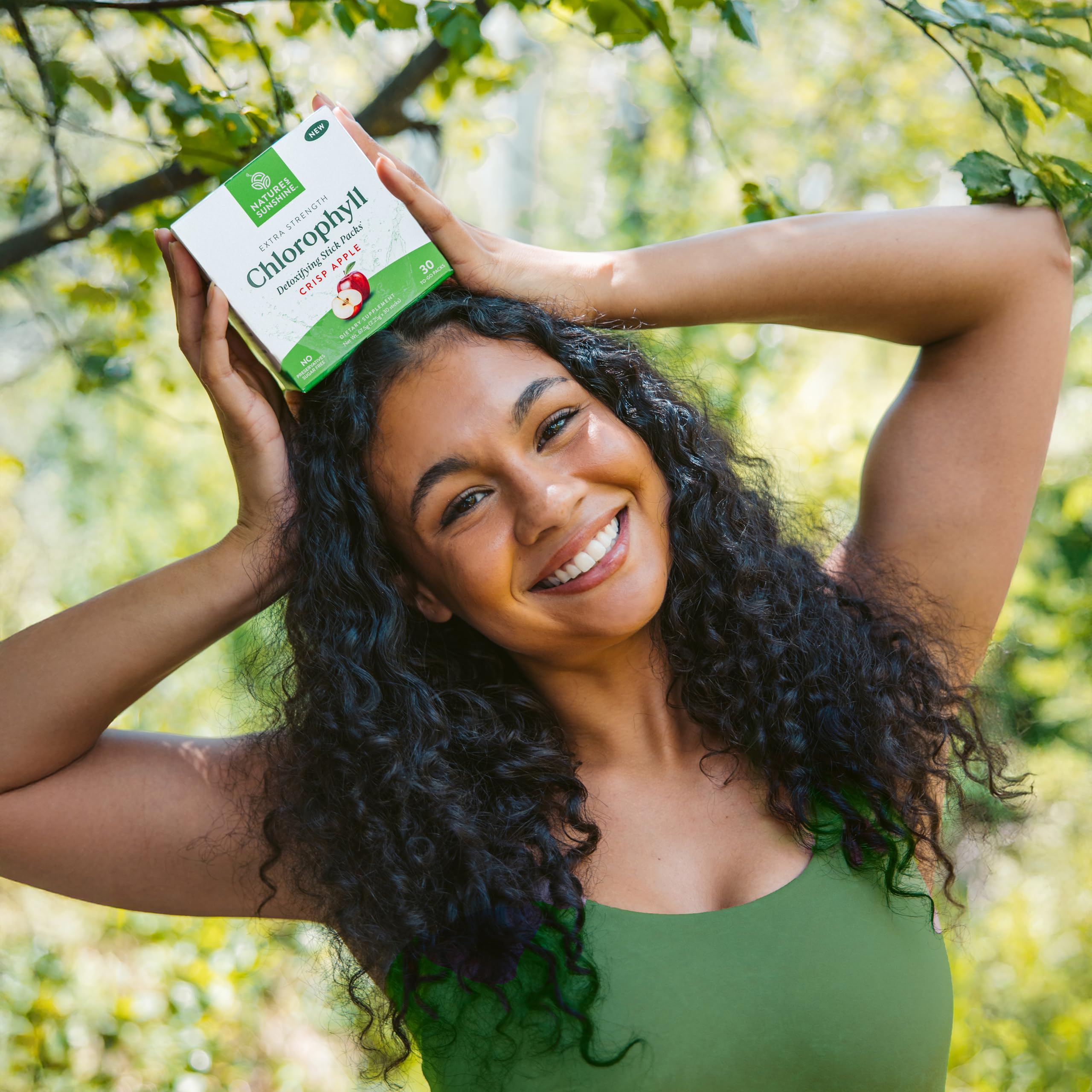 Nature's Sunshine Clorofila, fibra prebiótica para apoyo digestivo
