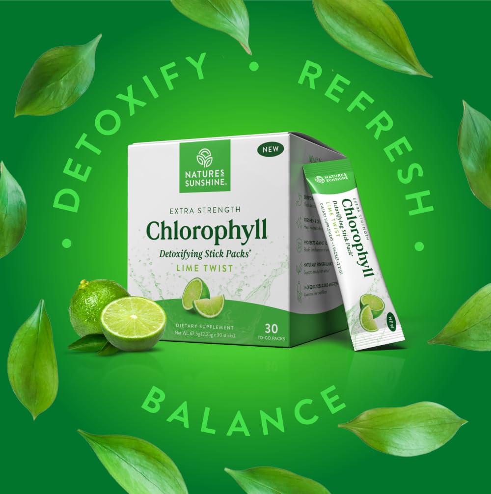 Nature's Sunshine Clorofila: décadas de experiencia herbal en cada stick