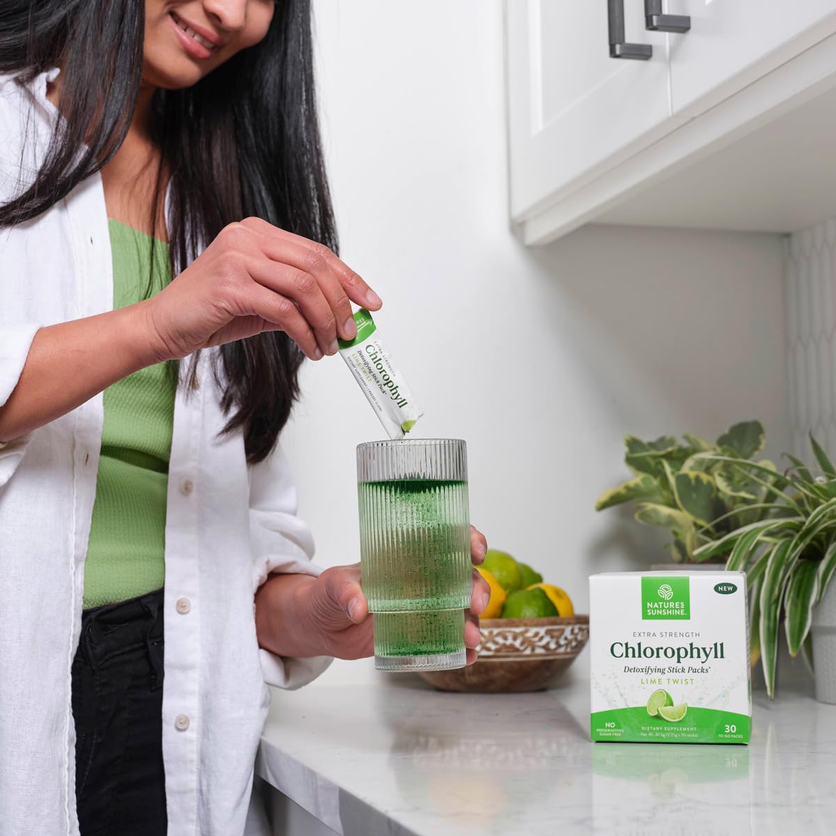 Nature's Sunshine Clorofila: prebiótico para apoyar la digestión diaria