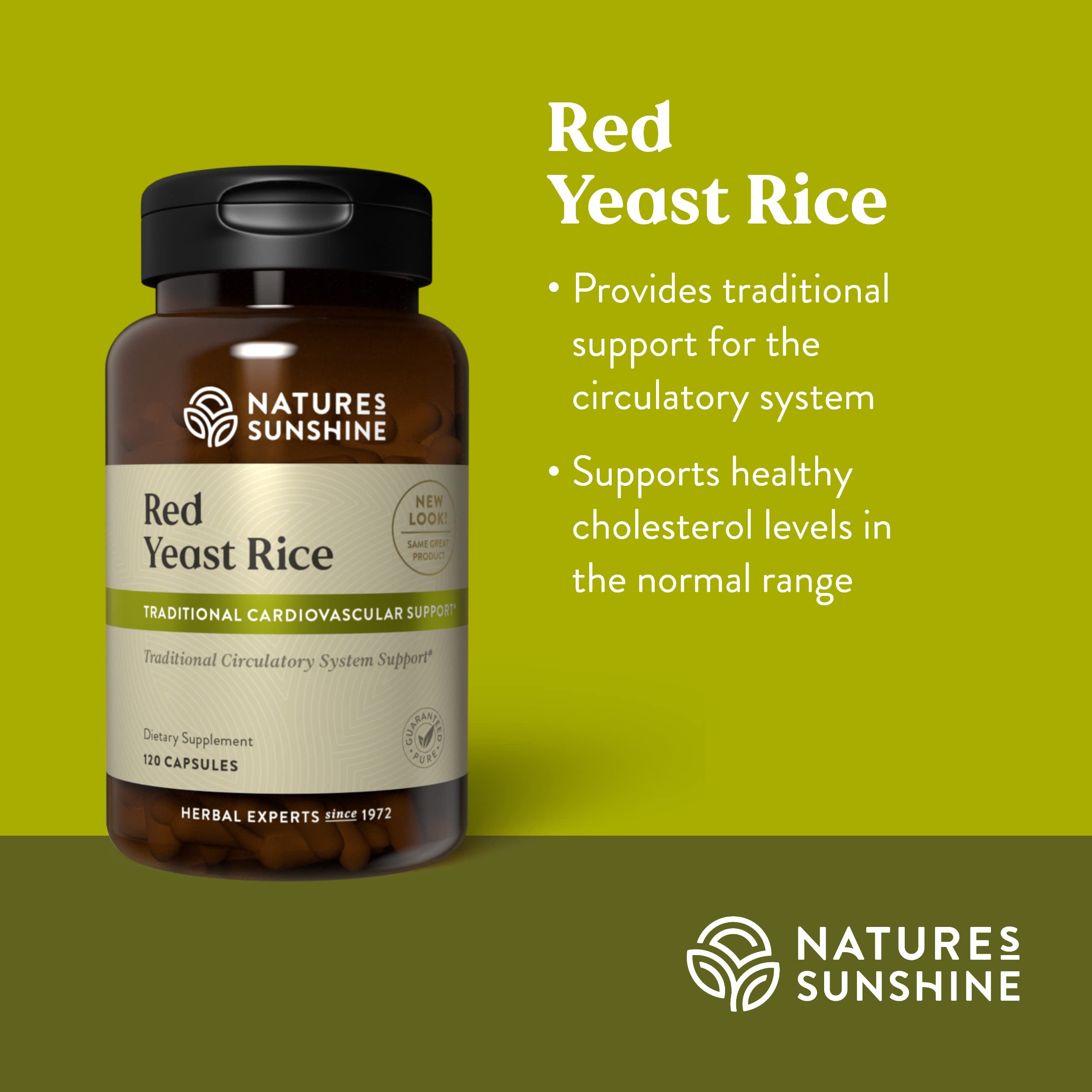 Nature's Sunshine Colesterol Sano Capsules: ayuda a mantener niveles normales.