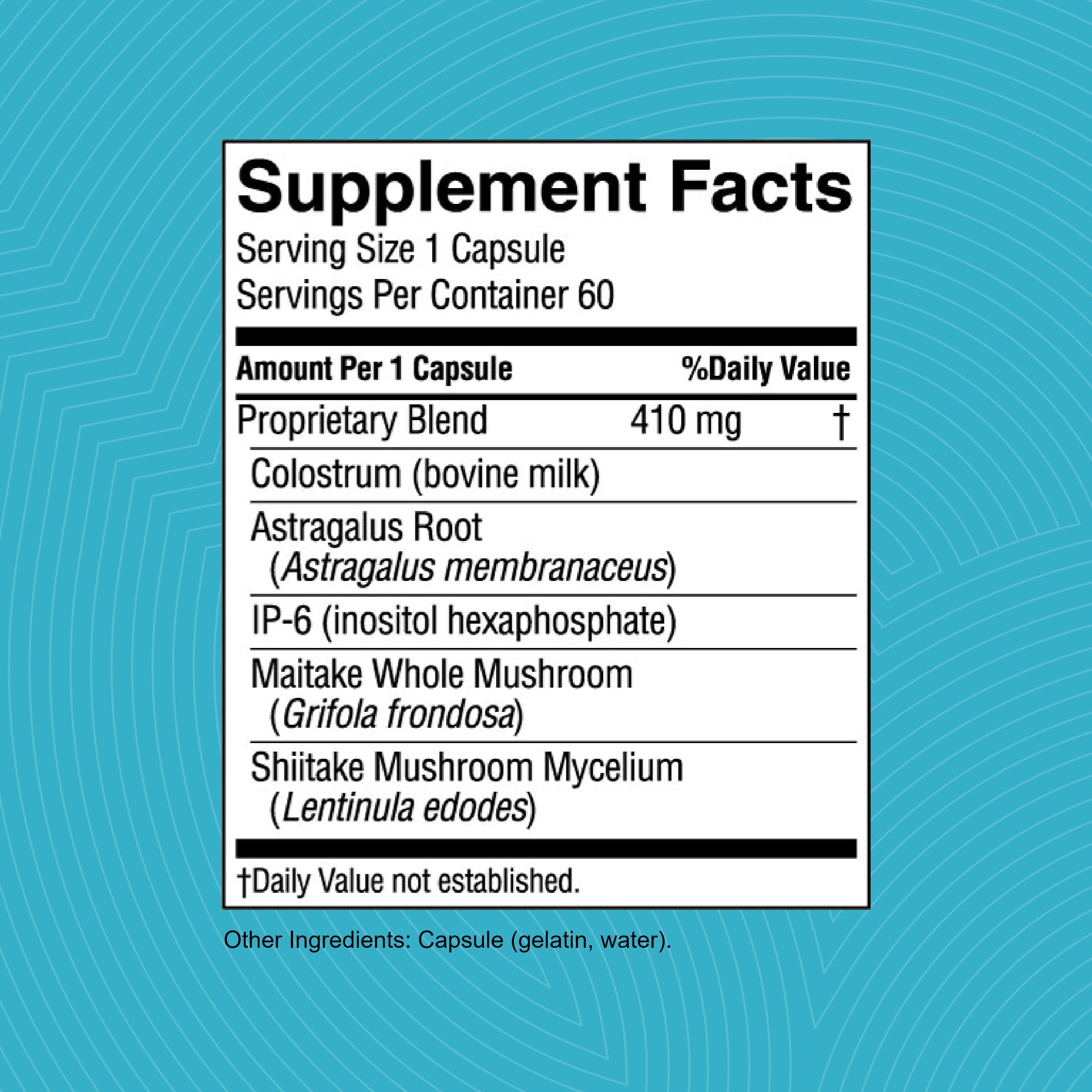 Nature's Sunshine Colostrum: apoyo a la función intestinal normal mediante uso diario.
