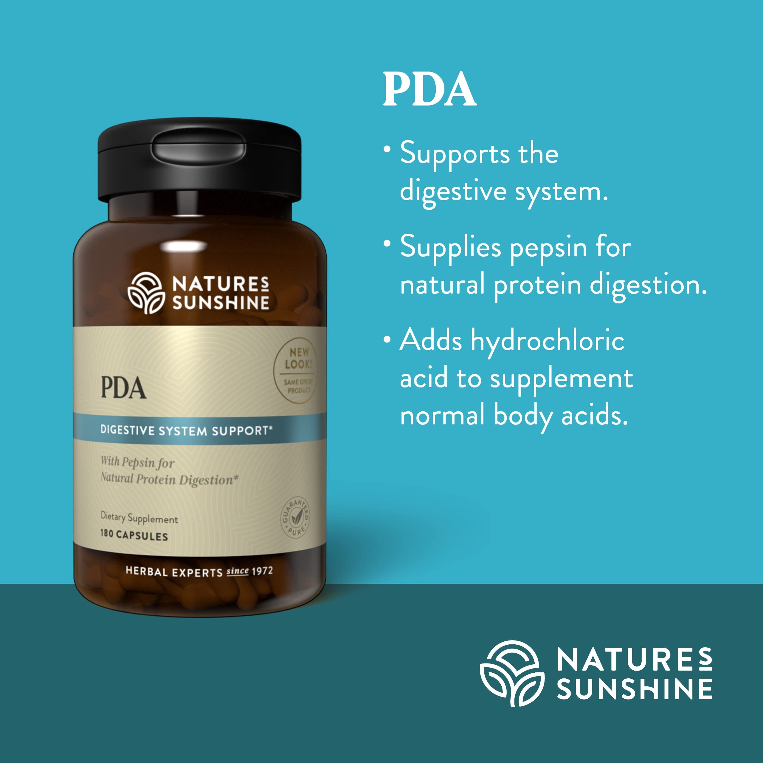Nature's Sunshine Combinación PDA: pruebas de calidad para pureza.
