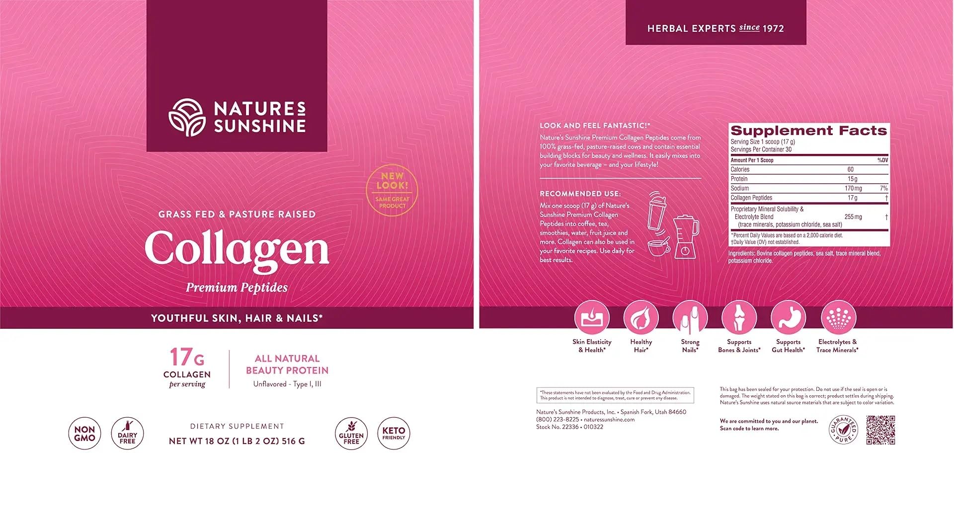 Nature's Sunshine compromiso de calidad desde 1972, pureza y confianza