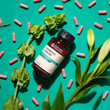 Nature's Sunshine Cranberry y Buchu Concentrate, estuche de producto, fácil de incorporar en la rutina diaria.