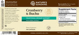 Nature's Sunshine Cranberry y Buchu Concentrate, resumen de ingredientes, control de pureza.