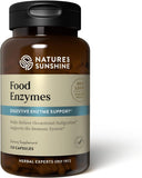 Nature's Sunshine Enzimas Alimentarias, bote frontal, apoyo digestivo durante las comidas.