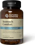 Nature's Sunshine Estómago Comfort, botella de tabletas masticables para digestión suave
