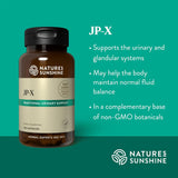 Nature's Sunshine JP-X 100 capsulas, conjunto de ingredientes, beneficios naturales para balance hormonal