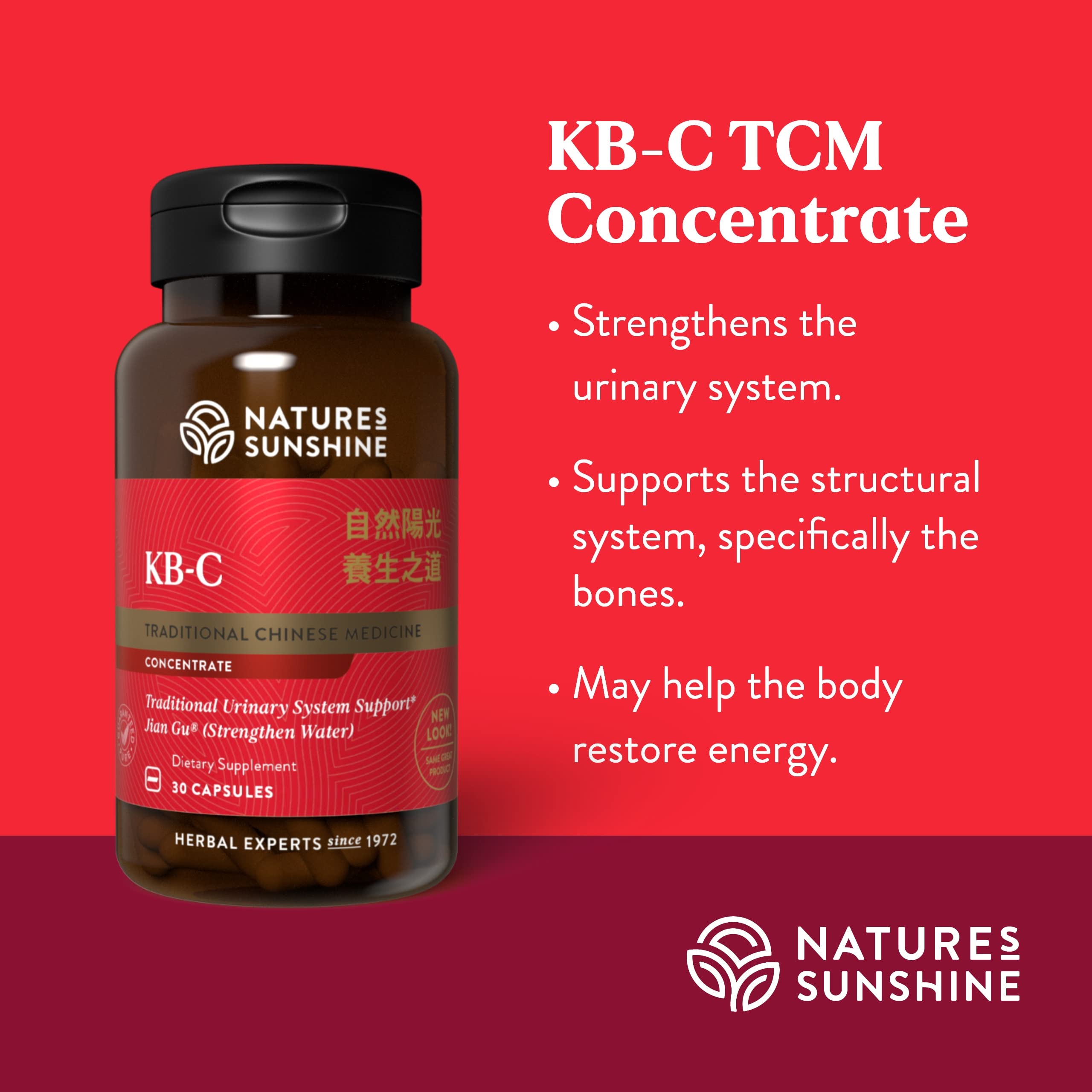 KB-C Nature's Sunshine, interior de caja, packaging limpio y fácil de almacenar.