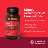 Activador de Riñón Nature's Sunshine: etiqueta posterior con detalles