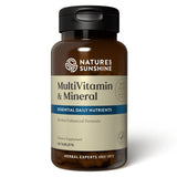 Nature's Sunshine Multivitaminas y Minerales: envase frontal para apoyo diario de energía