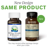 Nature's Sunshine etiqueta detalle: vitaminas clave para el bienestar diario